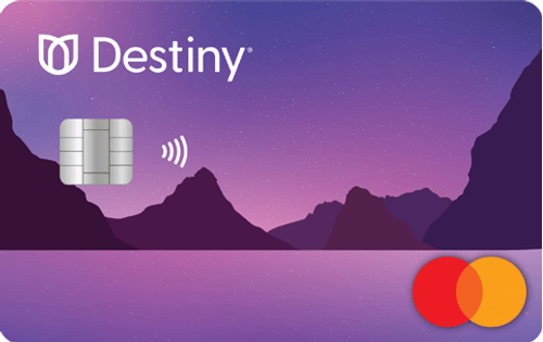 Destiny Mastercard - Up to 3% Cashback Rewards